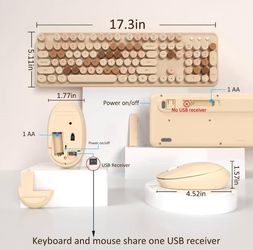 Wireless Keyboard and Mouse Combo