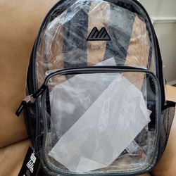 New!! Clear (See Through) Backpack