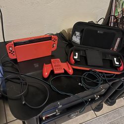 Red Mario Oled Nintendo Switch