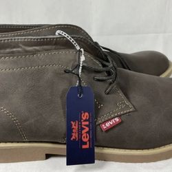 Levi's Men's Brown Faux Leather Dress Casual Shoes  