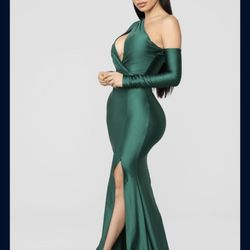 Fashion Nova Dress In Burgundy
