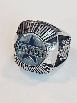 Dallas Cowboys 1992 Championship Solid Sterling Silver Ring