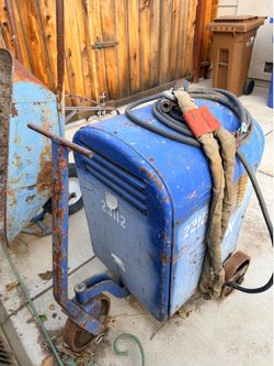 Old industrial welder