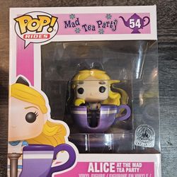 New Funko Vinyl Pop! Disney Princess Rides Alice at the Mad Tea Party - Disney #54