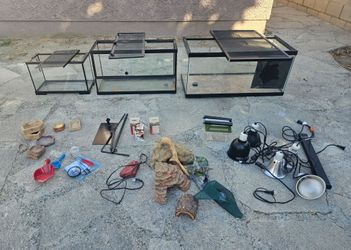 Reptile Tanks and accessories