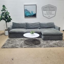 🛋️ Oversized Cloud Sectional Sofa(Delivery Available!! )