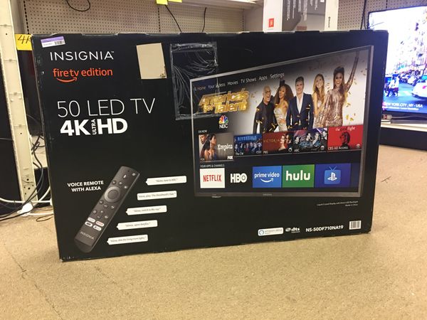 Insignia 50” HDTV LED Smart Tv Fire Edition Model NS-50DF710NA19 for