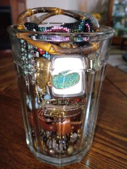 Mystery costume jewelry jar