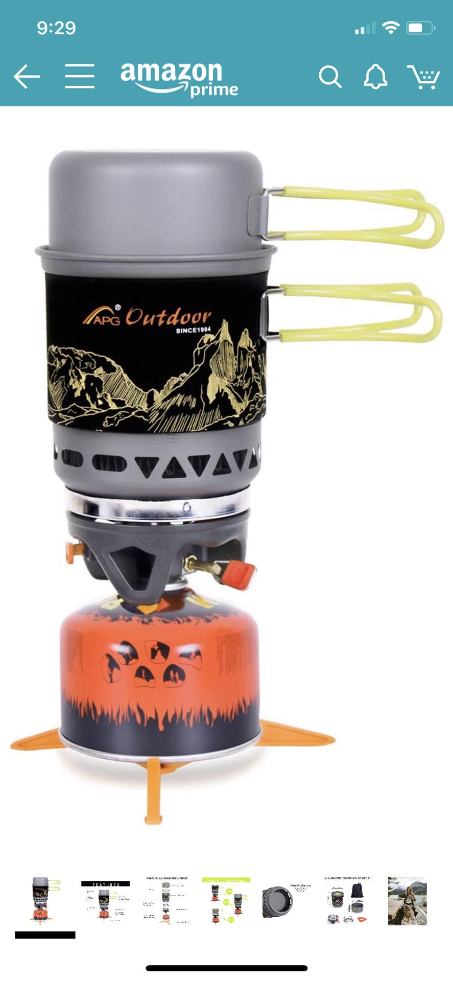 Brand new 2-in-1 Backpacking Camping Stove