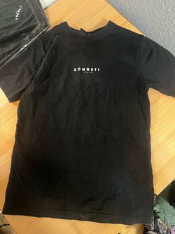 Kids Sonneti London Black Logo Shirt Size Medium