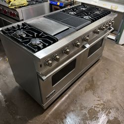 Viking All Gas Range Stove 60”Wide In Stainless Steel 