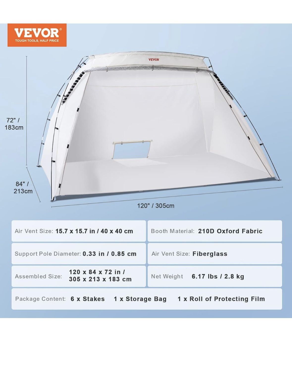 Portable Paint Booth -Never Used