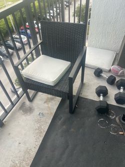 2 balcony chairs