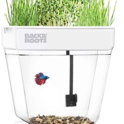 Brand New Back to the Roots Water Garden, Self-Cleaning Fish Tank That Grows Food, Mini Aquaponic Ecosystem
