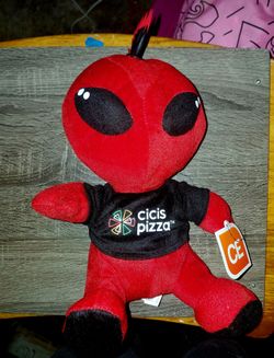 Cicis pizza alien plush