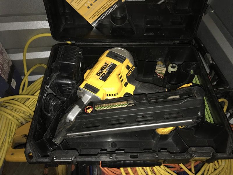 DeWalt 20v Framing nailer
