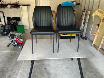 Dining room table and chairs