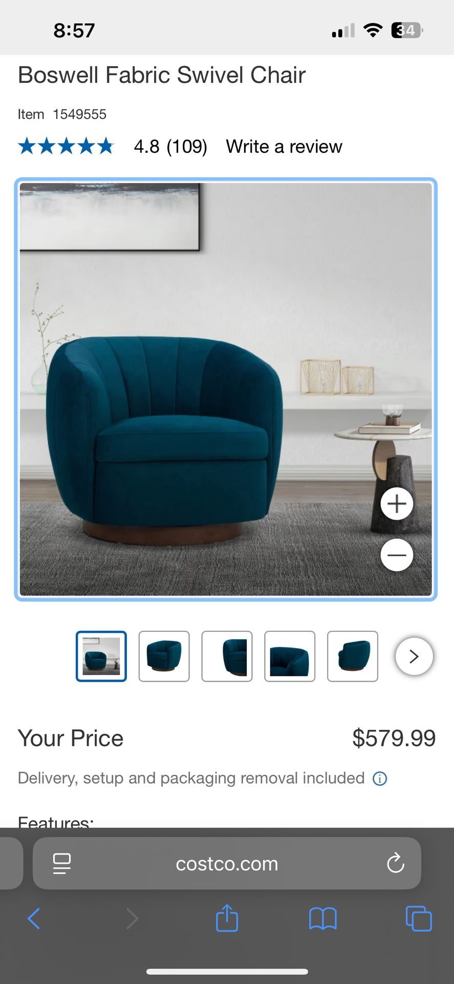 Loveseat Swivel