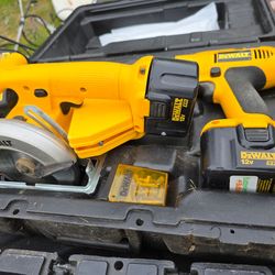 Dewalt 12v Circular Saw and Drill Combo