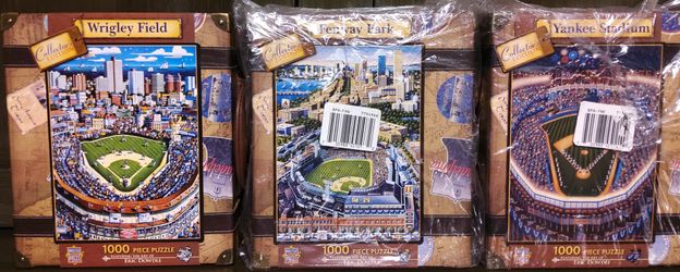 Collectable Baseball Stadiums Jigsaw Puzz