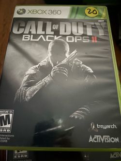 Call of duty black ops II Xbox 360