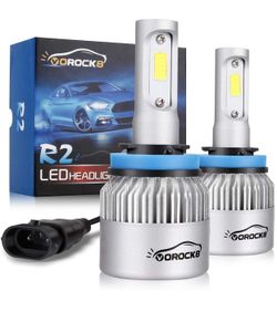 VoRock8 LED Headlight Pair