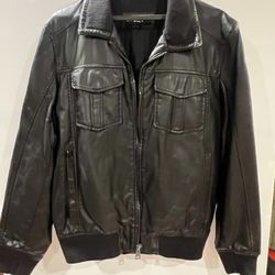 Black Rivet Leather Jacket (Men’s)
