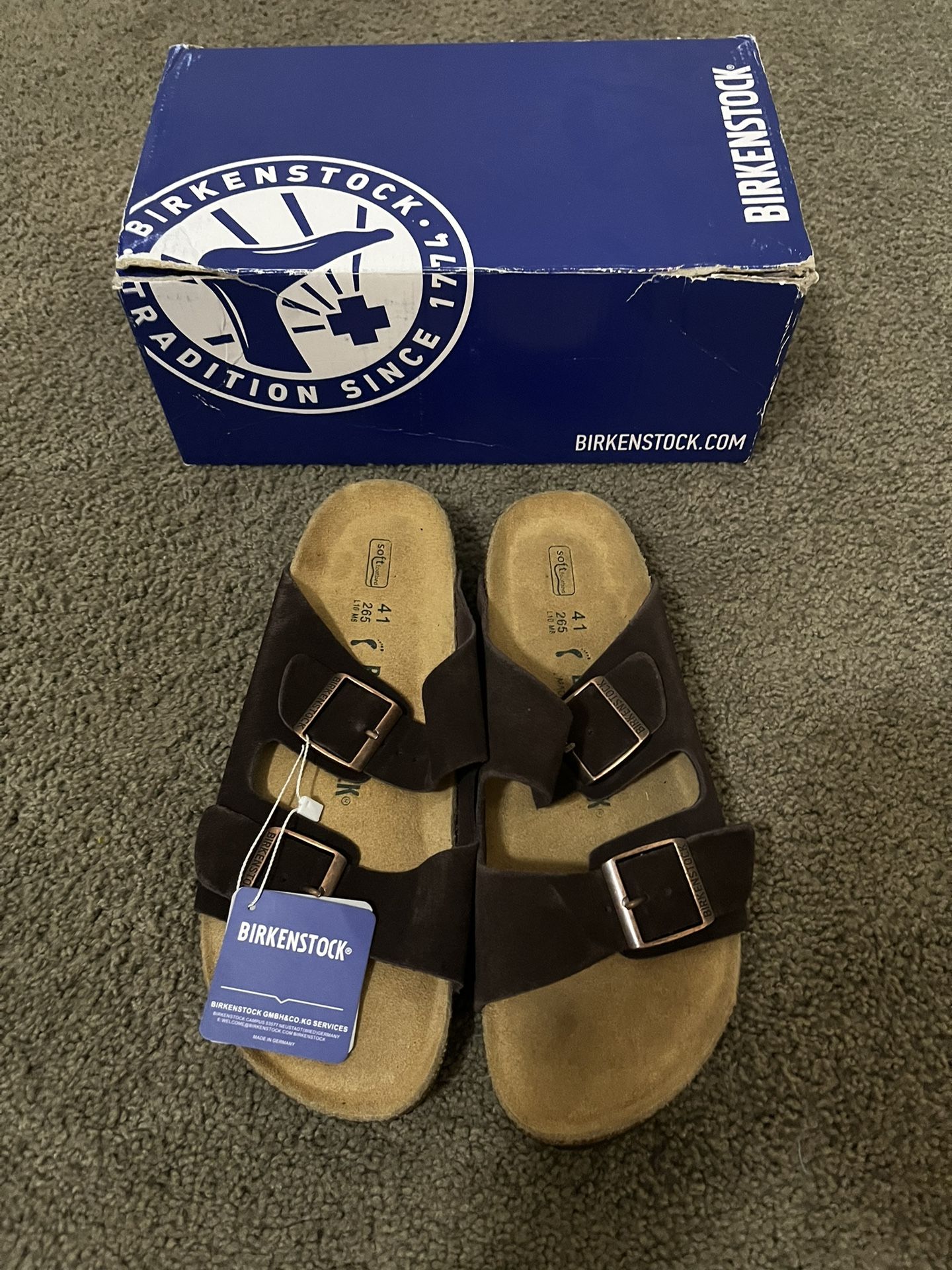 Birkenstocks 1:1 Brand New Color Brown