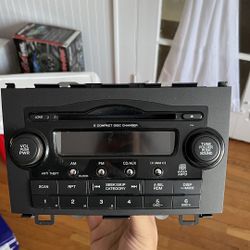 2008-2009 Honda CR-V AM FM Radio 6 CD Disc XM Satellite Player 39100-SWA-A100