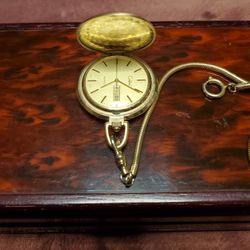 Colibri Pocket Watch, Chain & Bonus Accessory
