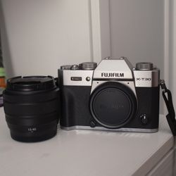 Fujifilm X-T30 II Mirrorless Camera - Silver Argent, with XC 15-45 mm Lens Kit
