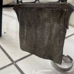 Antique Sterling Silver Purse Around 150grams 