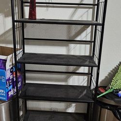 Black Standing Shelf