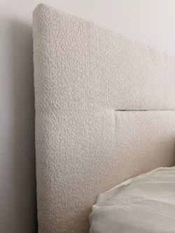White bed frame Queen size