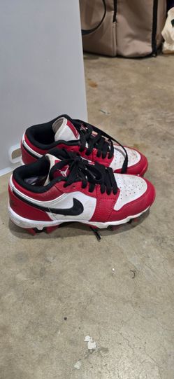Kids Nike Jordan 1 low Football Cleats sz 1y