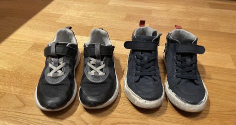 (2) Boys Shoes Athletic & Hi-Top Sneakers, Kids Size US 1 (19 cm)