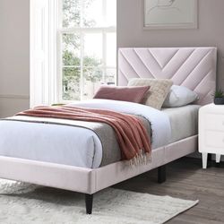 Brand New TWIN Bed Frame with Mattress / Cama TWIN con Colchón Nuevo a Estrenar … Delivery 🚚 