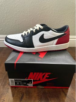 Jordan 1 Low Black Toe