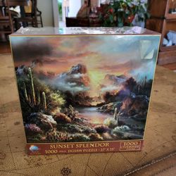 1000 Piece Sunset Slendor Jigsaw Puzzle 