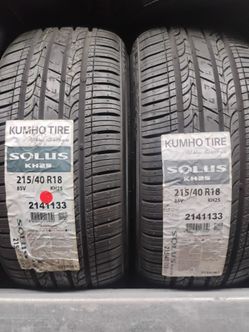 Pair 215 40 18 Kumo Tire Solus