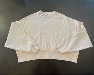 Nike oversized cropped sweatshirt