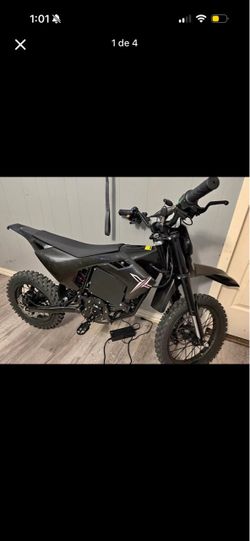 Electric Dirt Bike Black