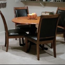 Dining Table And Chairs Set 4 Wooden