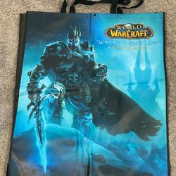San Diego Comicon 2022 Convention Large Tote Bag, World of Warcraft Classic Lich King & Dragonflight