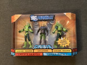 Dc Universe Crisis Series LEXCOPR TROOPER / LEX LUTHOR 3 Pack