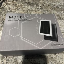 New Solar Panel