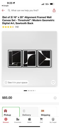 Target Geometric Artwork Frames 