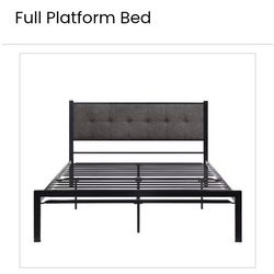 Bed frame and headboard
