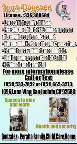 Daycare-FAMILY CHILD CARE HOME