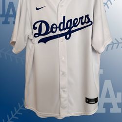 Nike Los Angeles Dodgers Authentic Collection White Jersey – Men’s Size L